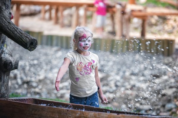 Kinderschminken darf bei uns natürlich nicht fehlen!